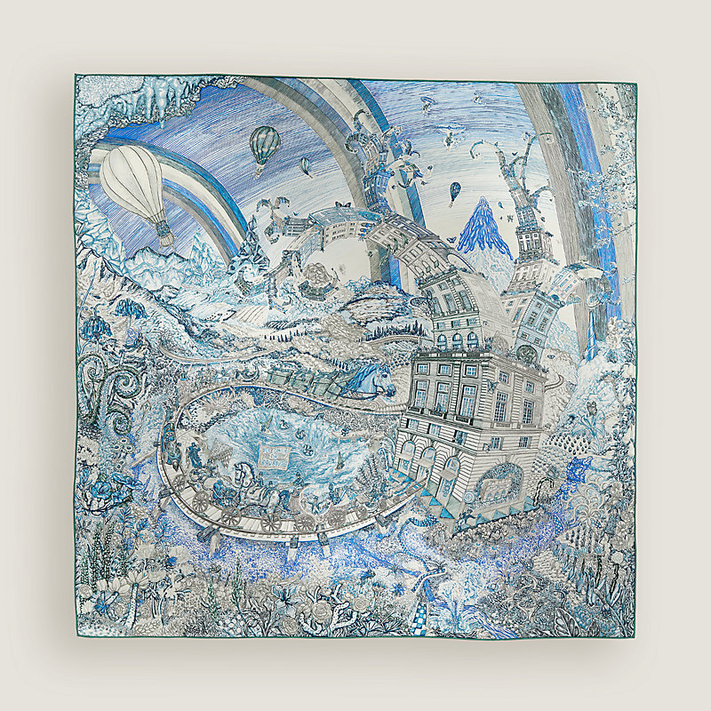 Les Folies du Faubourg scarf 90 | Hermès Mainland China
